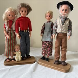 Vintage 1970's Sunshine Family Doll Lot